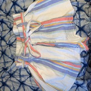 Fabric high wasted shorts